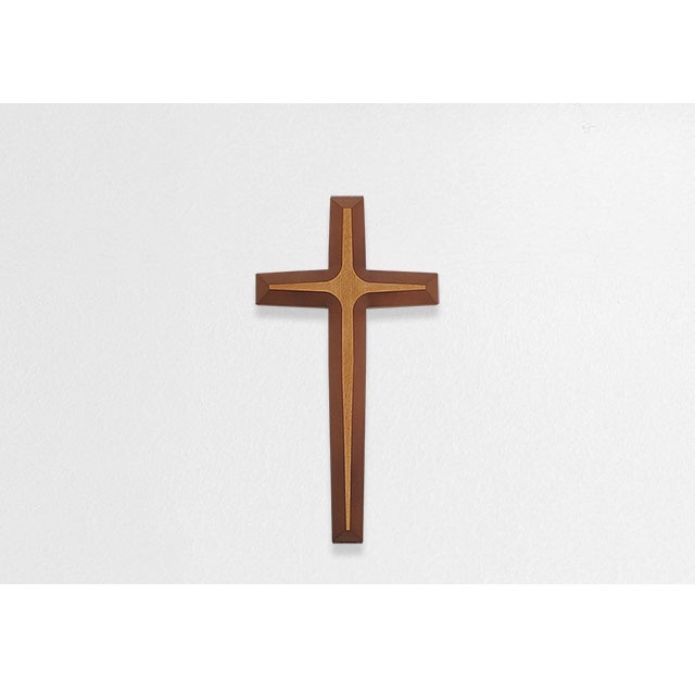 유럽산 너도밤나무 원목 십자가 KJ-8 소망십자가 소 월넛 교회심방선물