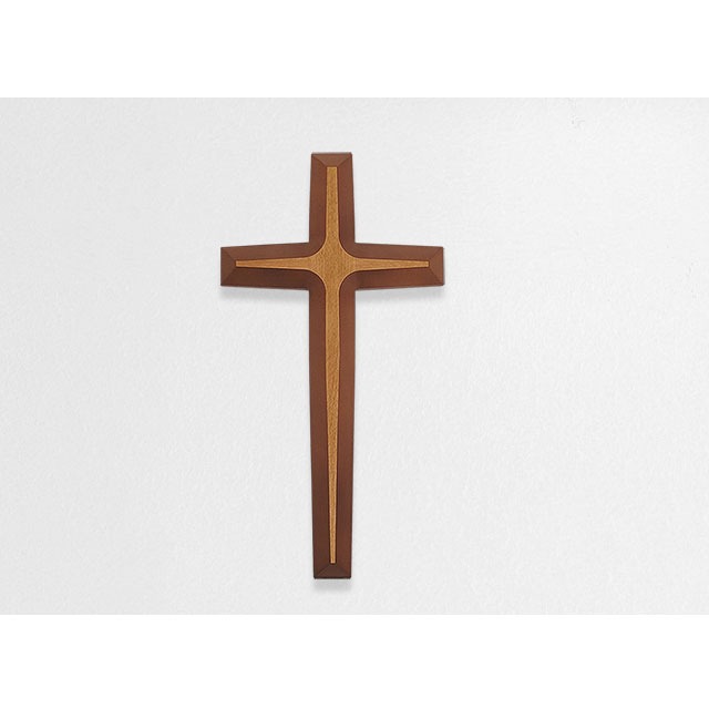 유럽산 너도밤나무 원목 십자가 KJ-4 소망십자가 중 월넛 교회심방선물