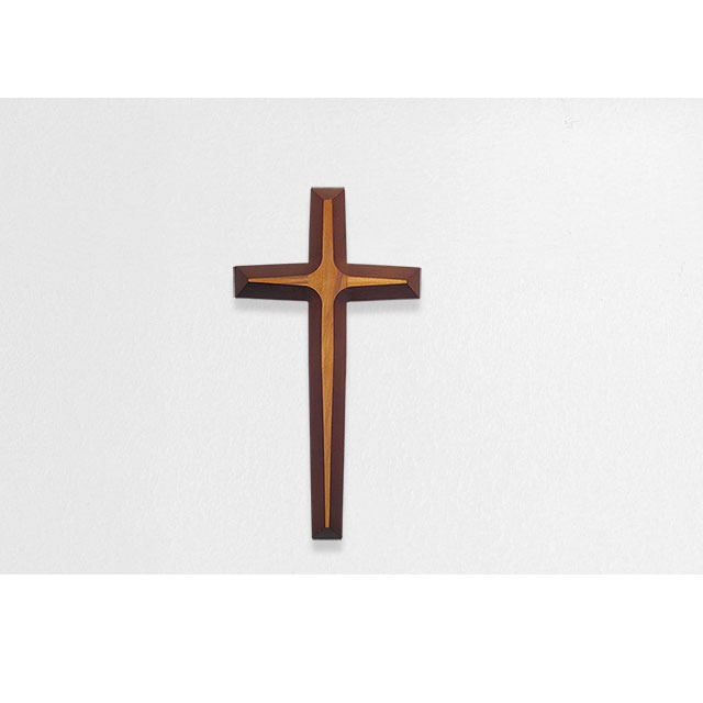 유럽산 너도밤나무 원목 십자가 KJ-7 소망십자가 소 체리 교회심방선물