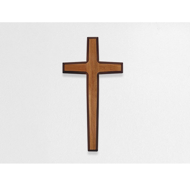 유럽산 너도밤나무 원목 십자가 KJ-1 믿음십자가 중 체리 교회심방선물